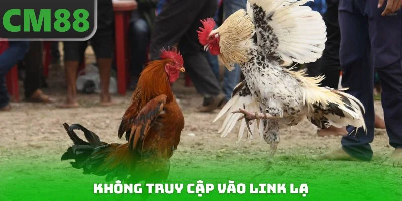 Không truy cập vào link lạ